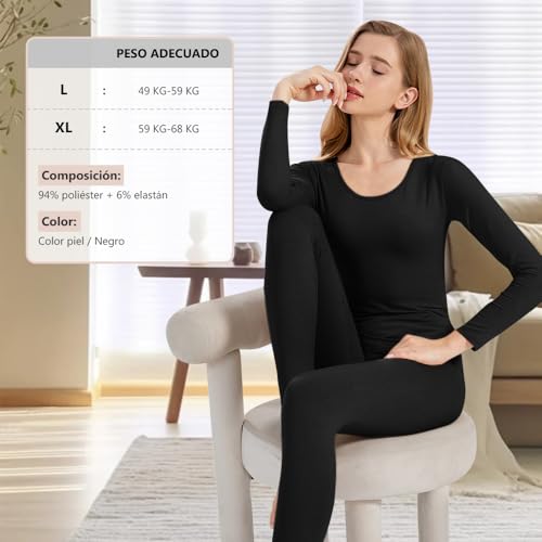 Opiniones de Conjuntos térmicos para Mujer comprados en linea. 11 Imagen adicional