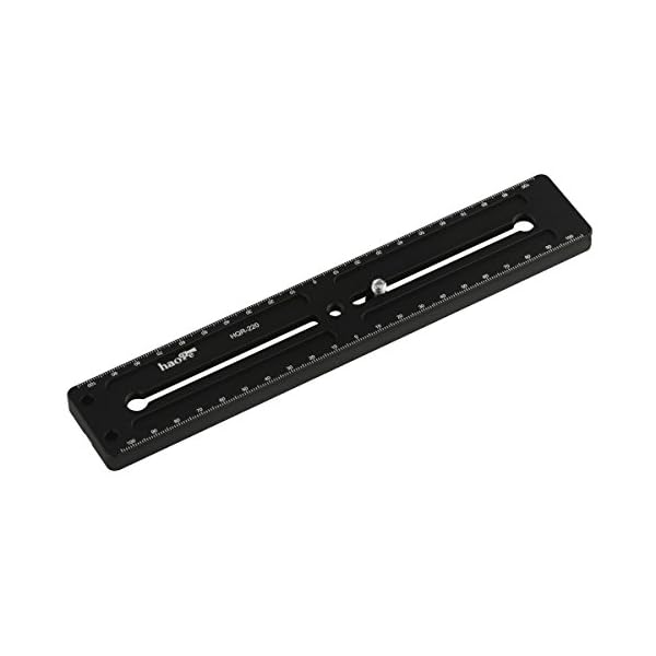 Haoge HQR-220 220 mm Mehrzweck-Schnellwechselplatte für Kamerastativ, Kugelkopf, Klemme für Arca Swiss – Bild 3