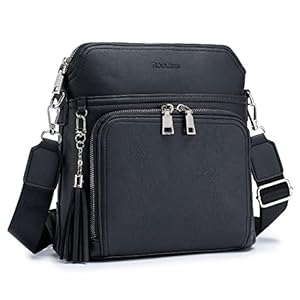 Crossbody Purse for Women,Lightweight Medium Crossbody Bag Soft Leather Women’s Shoulder Handbags with Tassel