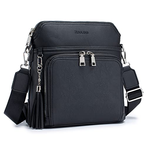 Crossbody Purse for Women,Lightweight Medium Crossbody Bag Soft Leather Women’s Shoulder Handbags with Tassel