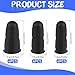 Silicone Finger Protectors, 12 PCS 3 Sizes Rubber Fingers Tips Silicone Finger Tip Protectors Rubber Thumb Protector Fingers Thimble Guard Tips Caps Cover for Embroidery Sewing Cutting Sorting Task
