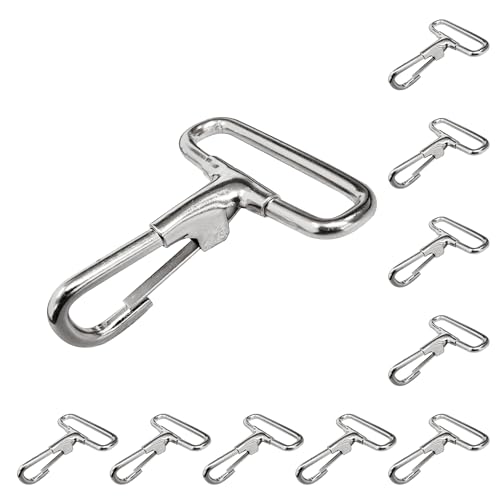 Mega Cargo Control 10 Pcs, Fixed Metal Clip, Carabiner &