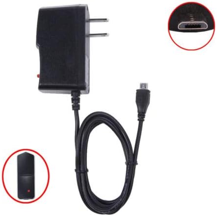 Cargador de pared AC/DC con cable USB para AARP RealPad 9590 miniatura 2