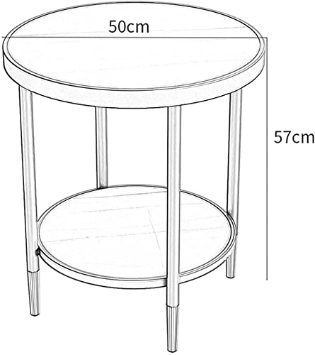 Table basse de salon blanc en marbre et canapé rond bipode avec rangement d'angle moderne - 4