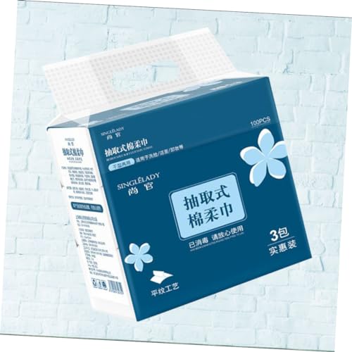 FOMIYES 300 Pçs Toalhas De Limpeza Toalhas Descartáveis ​​Pano De Limpeza Facial Toalha De Limpeza F