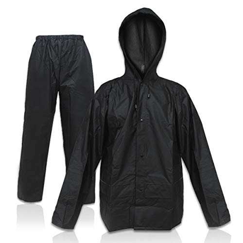 Rain Suit for Men Women EVA Ultra-Lite Waterproof Protective Rain Coat Jacket with Pants Rain Gear Workwear4