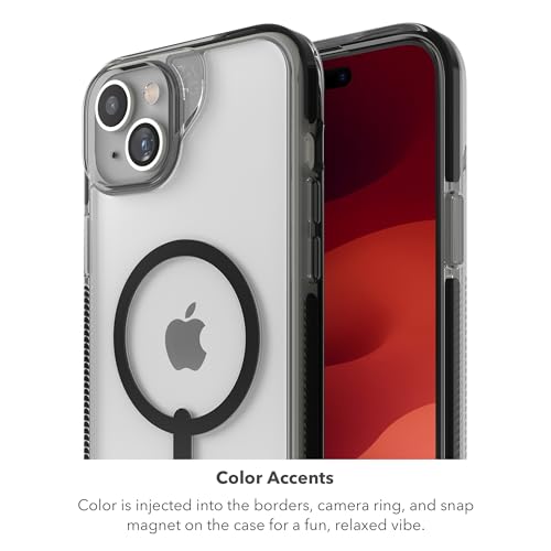 Image of ZAGG Santa Cruz Snap iPhone 15 Plus / 14 Plus Case - MagSafe Phone Case, Drop Protection (13ft /4m), Durable Graphene, Anti-Yellowing, and Scratch-Resistant Phone Case, Orange