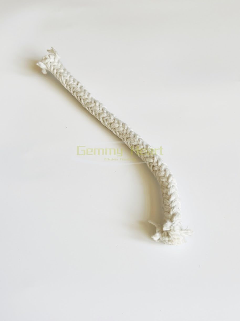 1pcs 5M High Temp Ceramic Fiber Square Rope - Extreme Heat Resistance Up to 1600°C for Industrial Sealing Applications(¢36)