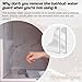 Shineligee 2 Pack Updated Shower Splash Guard, Large Splash Guards for Bathtub, Consists of Silicone Base and Acrylic Plate, Keep Water in Shower or Bath, Shower Corner Splash Guard