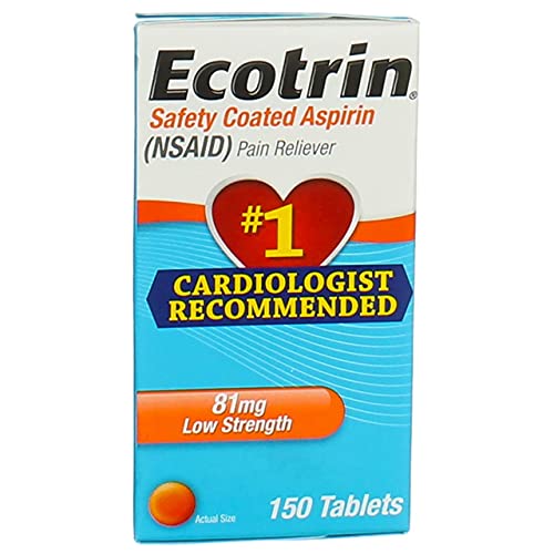 Ecotrin Low Strength Safety Coated Aspirin | NSAID | 81mg