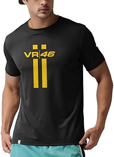 Unisex Designer | Valentino Rossi T-Shirt | Vr46 T-Shirt |Rider t-Shirt |Biker t-Shirt | t-Shirt| Funky T-Shirt -Black