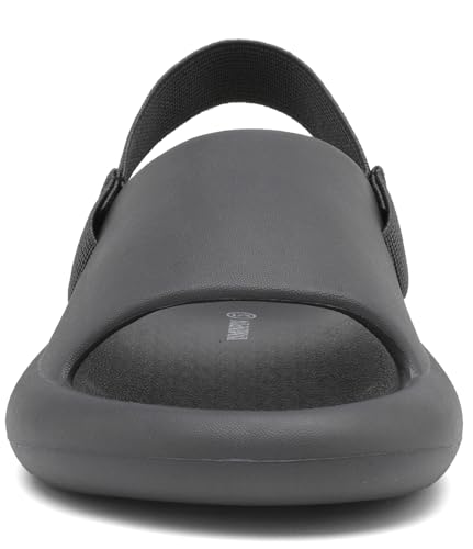Inminpin Toddler Boys Girls Slides Sandals Comfort Beach Pool Shower Slippers With Elastic Back Strap thumb #3