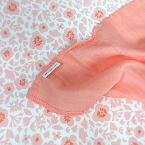 Image of HonestBaby Baby 100% Organic Cotton Swaddle Receiving Blankets (2 Pack)