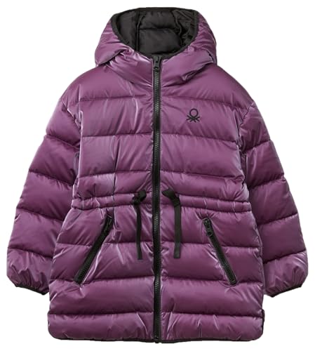 United Colors of Benetton Chaqueta 2oimcn05g, Violeta, 120 cm para Niñas