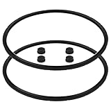 2 Pack 09985 Pressure Canner Sealing Ring + 4 Pack Overpressure Plugs, Gasket for Presto 01751 01781 01784 01745 01755 01782,16/18 /23 Quart Pressure Cooker, Pressure Canner Parts