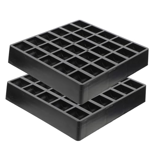 Caja para monedas de plástico, pack de 2, color negro miniatura 1