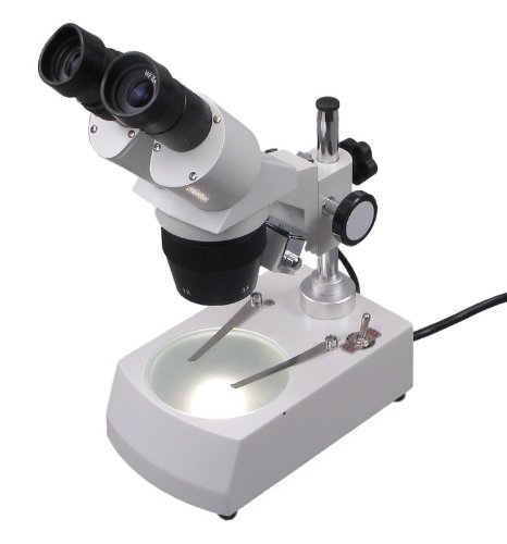 OMAX 10X-20X-30X-60X Binocular Student Binocular Stereo Microscope with Reflected (Top) and Transmitted (Bottom) Lights