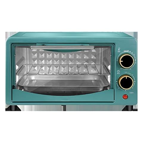 WANGTIANHU Electric oven baking french fries multifunctional oven home baking mini 12l electric oven living room kitchen,green Cover