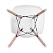 Pack 4/6 sillas de Comedor Silla diseño nórdico Retro Estilo (Blanco-4)