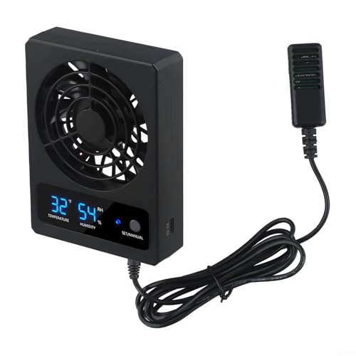 Ventilador de ventilación de intercambio de aire para reptiles, esencial para condiciones de vida saludables (FahFahrenheit)