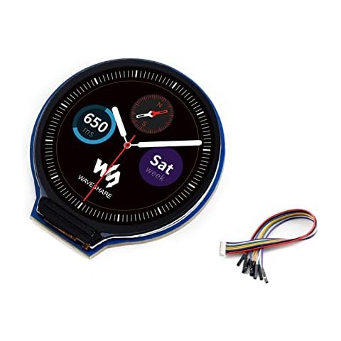 1.28inch Round LCD Display Module for Raspberry Pi,Arduino,Jetson Nano,240×240 Resolution 65K RGB Colors IPS Screen Embedded GC9A01 Driver with SPI Interface Cover