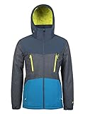 protest skijacke jungen 164 Belüftungsreißverschlüsse Protest TAILGRAB 18 Herren 10K wasserdichte und atmungsaktive Skijacke Intense Blue XS