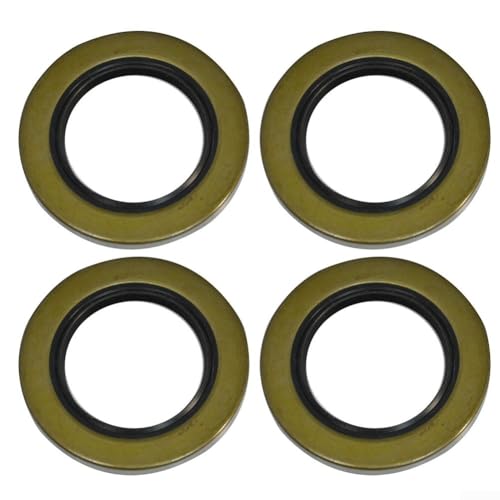 Ehlivhall 4 Pack 34823 12192TB Double Lip Grease Seals for 2000lb Trailer Axles 1.25