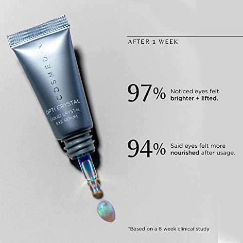 Cosmedix Opti Crystal Liquid Crystal Eye Serum, Helps Reduce Dark Circles, Helps Improve Fine Lines And Wrinkles, Soothing Coconut And Liquid Crystals, Cruelty-Free, Gluten Free #TOP2
