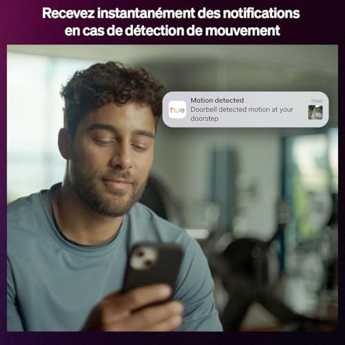 Hue Wired Video Doorbell Camera EUUK - vue 6