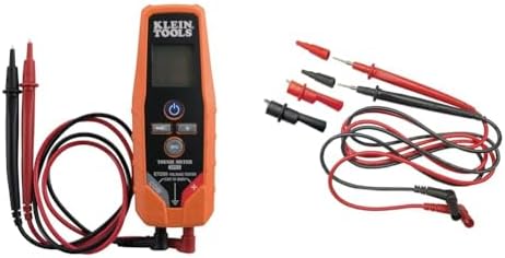 Klein Tools ET250 Voltage Meter Bundle with Replacement Test Lead...