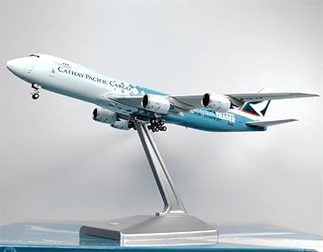 ACE HOBBY for Y Wings for Cathay Pacific Cargo for Boeing B747-8F B-LJA Hong Kong Trader B 1400 Aircraft Pre-Built Model