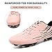 Imagen de DimaiGlobal Botas de Fútbol Hombre Zapatos de Fútbol con Tacos Altos para Césped Natural e Indoor Antideslizantes para Entrenamiento y Fútbol Sala Zapatillas de Fútbol 38EU Rosa