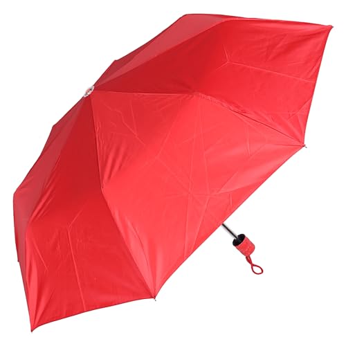 Image of 3-Fold Mono Silver Manual Opening 21.5inch Umbrella for Mens and Womens