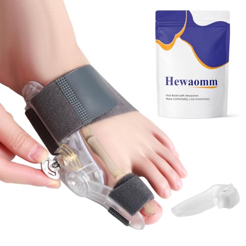 Bunion Corrector For Women Men Treatmedy Bunion Fix Big Toe Straightener Bunion Splint for Day and Night Use Toe Separators for Hallux Valgus Pain Relief Suitable for Left and Right Feet(with Silicone Toe Separator)