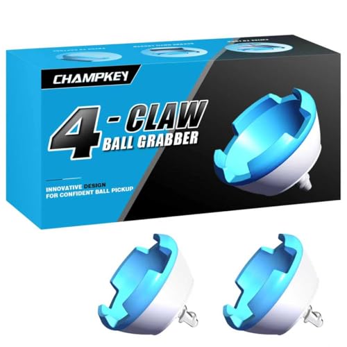 CHAMPKEY 4-Claw Pressure Golf Ball Grabber 2 Pack - Premium
