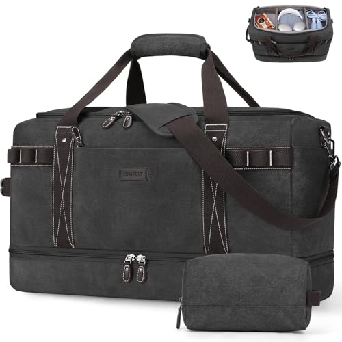 ZOMFELT Waterproof Canvas Duffle Bag