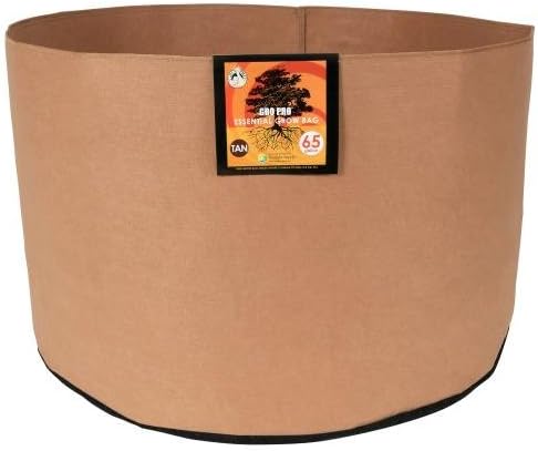 Essential Round Fabric Pot - Tan 65 Gallon (20/Cs)