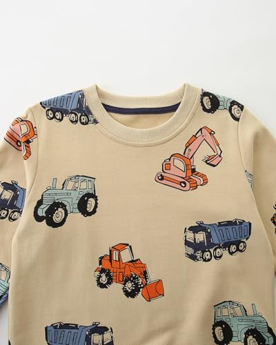 Image of Hongshilian Unisex Kids Cute Cartoon Cotton Sweater Shirt