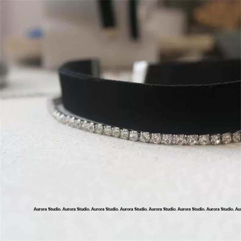 Black Choker Necklaces for Women Classic Black Velvet Choker Lace Choker Adjustable Leather Collar Gothic Punk Necklaces Halloween Cosplay Jewelry Accessories - Image 7