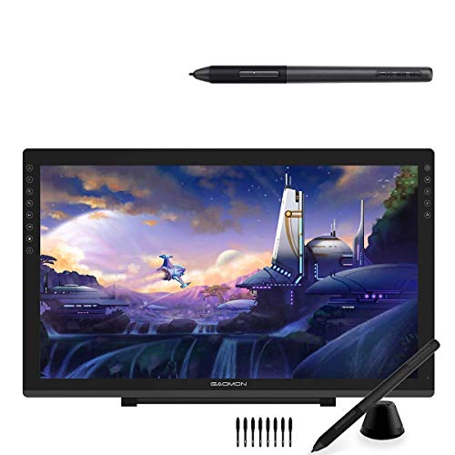 GAOMON PD2200 Pen Display & AP32 Pen -21.5'' 8192 Tilt-Support Full-Laminated Graphics Drawing Monitor Tablet for Digital Drawing/ Animation/ Online Teaching and Meeting