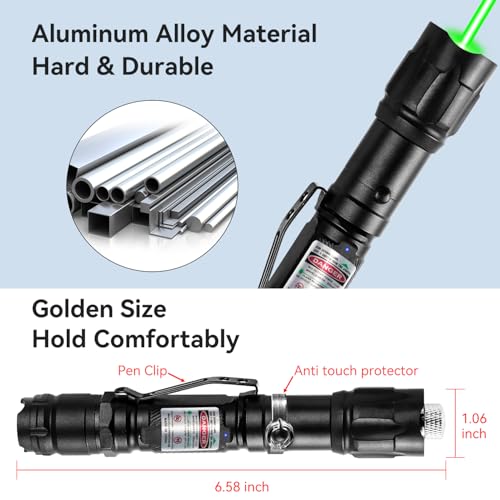 Miprezt GLS004 [Professional] Rechargeable Green Light Flashlight Long Distance Range thumb #3