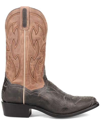Dan Post Men's Exotic Ostrich Western Boot Square Toe - Dps11112