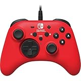 mando nintendo switch pro splatoon Licencia oficial de Nintendo HORI - Horipad rojo (Nintendo Switch)