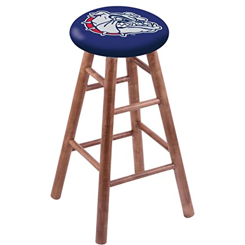 Holland Bar Stool Co. Maple Counter Stool in Medium Finish with Gonzaga Seat by The