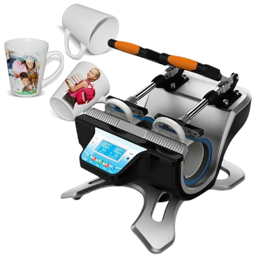 Máquina termofijadora para tazas 10-17 oz 110V miniatura 1