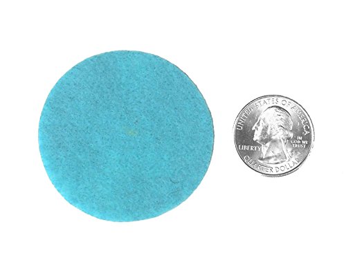 Image of Playfully Ever After Black, Pink, Turquoise & White Craft Felt Circles (1.5 Inch - 95pc)