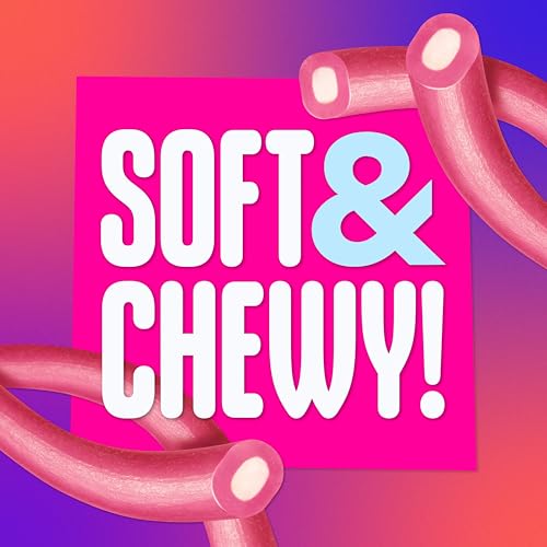 SweeTARTS Soft & Chewy Ropes Candy, Tangy Strawberry Flavor, 9 Ounce Pouch