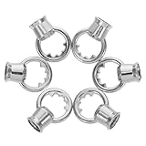 Stabilité de connexion améliorée : la conception des dents internes améliore la stabilité connexion, ce qui permet à votre lustre de rester suspendu , boucle femelle en forme d'anneau , crochet en pour lampe suspendue