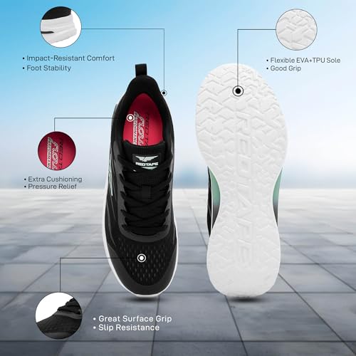 Image of Red Tape Athleisure Shoes for Women | Cultured Round-Toe Shape & Cushioning Technology