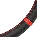 MODAUTO Volante Deportivo Universal, Semidesplazado, de Piel Sintética, Diámetro 350mm, Modelo G020,...